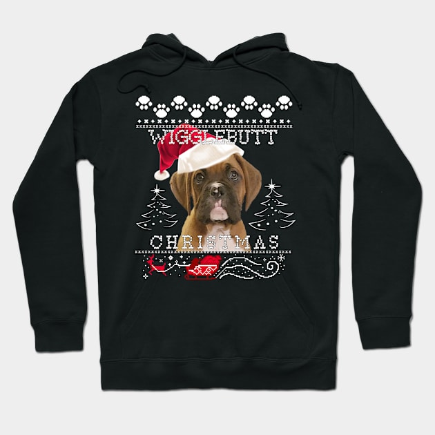 Have a Wigglebutt Christmas Dog Sweater for the Holidays Hoodie by 3QuartersToday